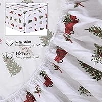 Vista 230 de RUVANTI Flannel Sheets Twin Size - 100% Cotton Double Brushed Twin Sheets Set, Deep Pockets 16 Inches, All Seasons Breathable & Extra Soft Bed Bali