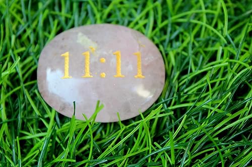 Miniatura 10 de Jet Unique Collection of ENERGISED Rose Quartz Abundance Zibu Symbols are the Angelic Symbol Reiki, atrae dinero cristal, piedras curativas,