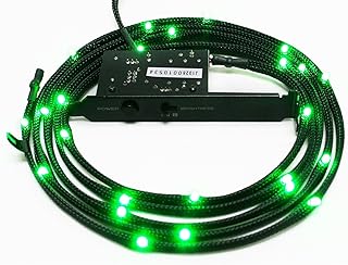 NZXT Sleeved LED Case Light Kit 1 Meter Green