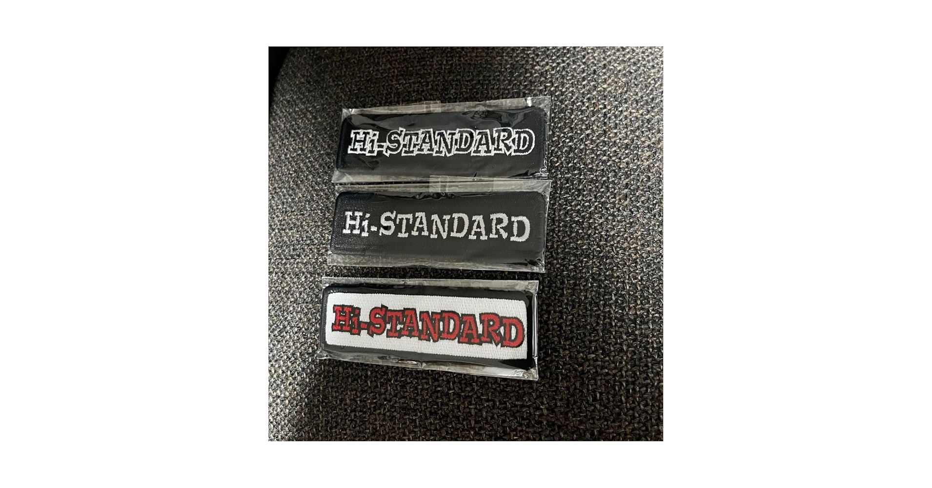 Hi-STANDARD 刺繍パッチ、ワッペン 3枚セット 会場限定】 Hi-STANDARD パッチ【3枚セット】ハイスタ ワッペン