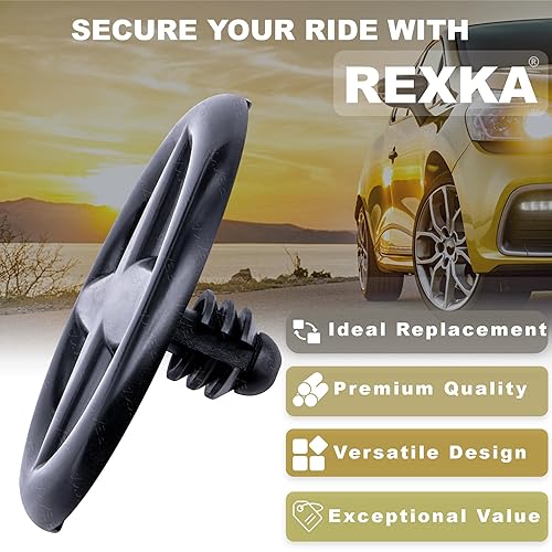 Miniatura 3 de Rexka Clips de retención de aislamiento de capó para Nissan 65832-F5000 65846-30F00