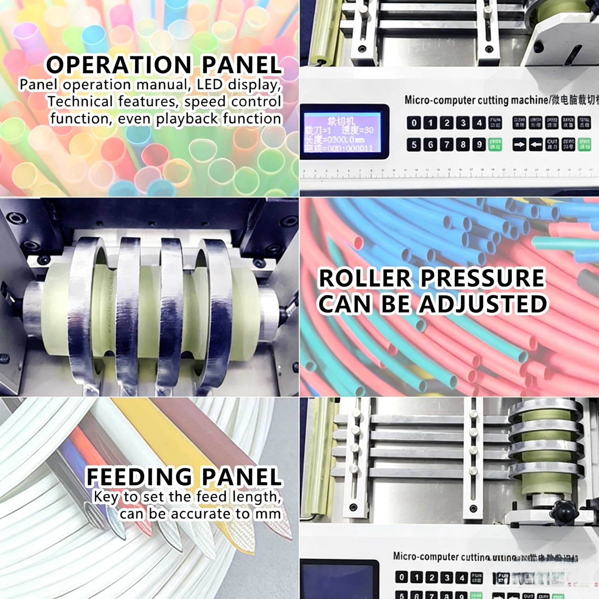 Coupe-tubes thermorétractables automatique la gestion des câbles, incluant les gaines flexibles et les gaines en fibre de verre