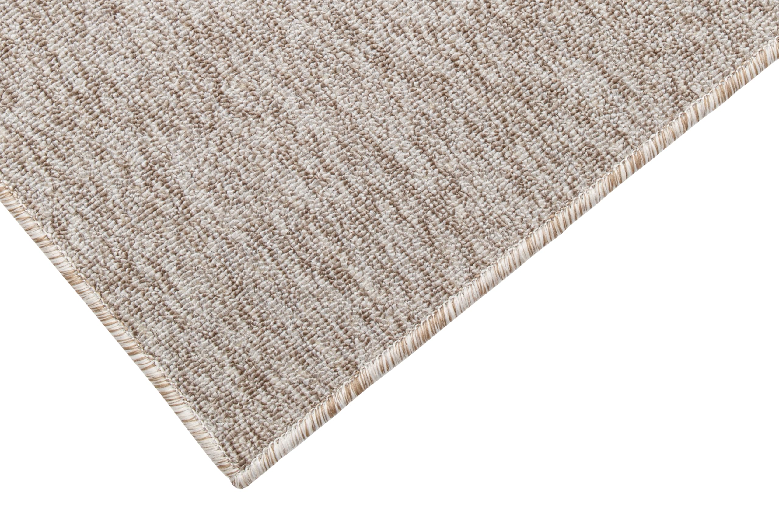 TAPISO Nizza Tapis Poils Ras Antidérapant Lavable Moderne Crème Foncé Beige Moucheté Tapis Salon Chambre Adulte Enfant Cuisine Entrée Oeko-TEX Résistant 80 x 150 cm