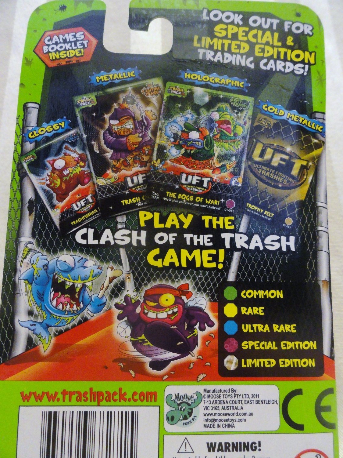 Trash Pack Collection 1 UFT Trading Cards by Moose : Amazon.com.au: Toys &  Games