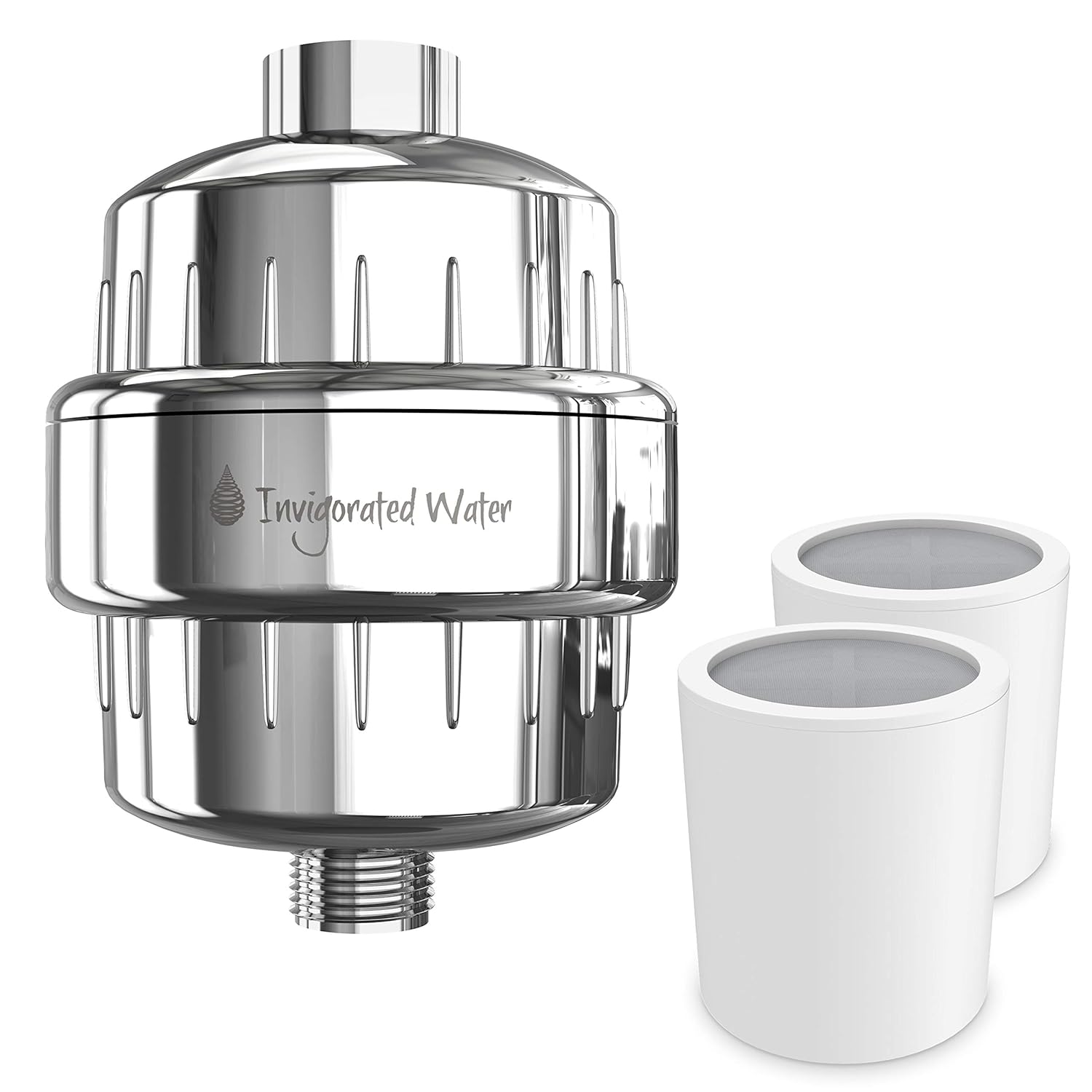 pH ENERGIZE MultiStage Shower Filter Filters Chlorine, Chloramine