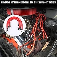 Vista 6 de JDMSPEED juego de alambre de chispa de alto rendimiento de 10,5 mm HEI SBC BBC 350 383 454 electrónico