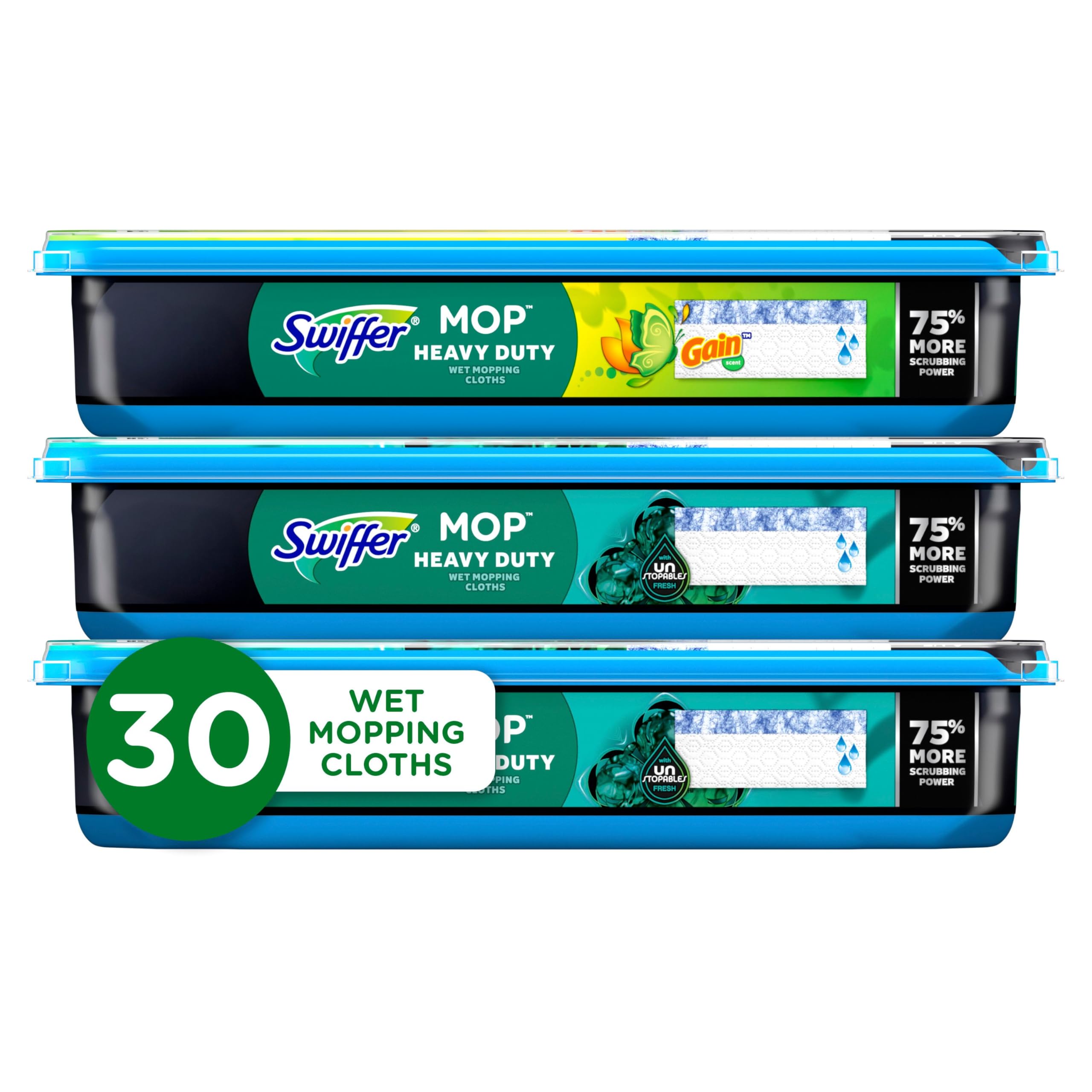 Photo 1 of Swiffer Heavy Duty Wet Mopping Cloths Refills, 30 Count