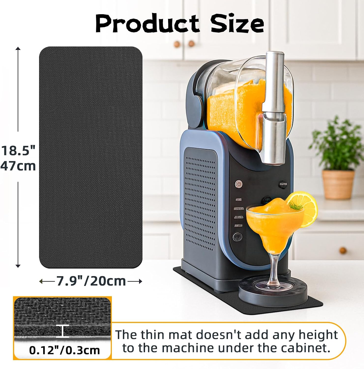 LOPNUR Appliance Slider for Slushie Machine & Coffee Maker, 18.5x7.8 Inch
