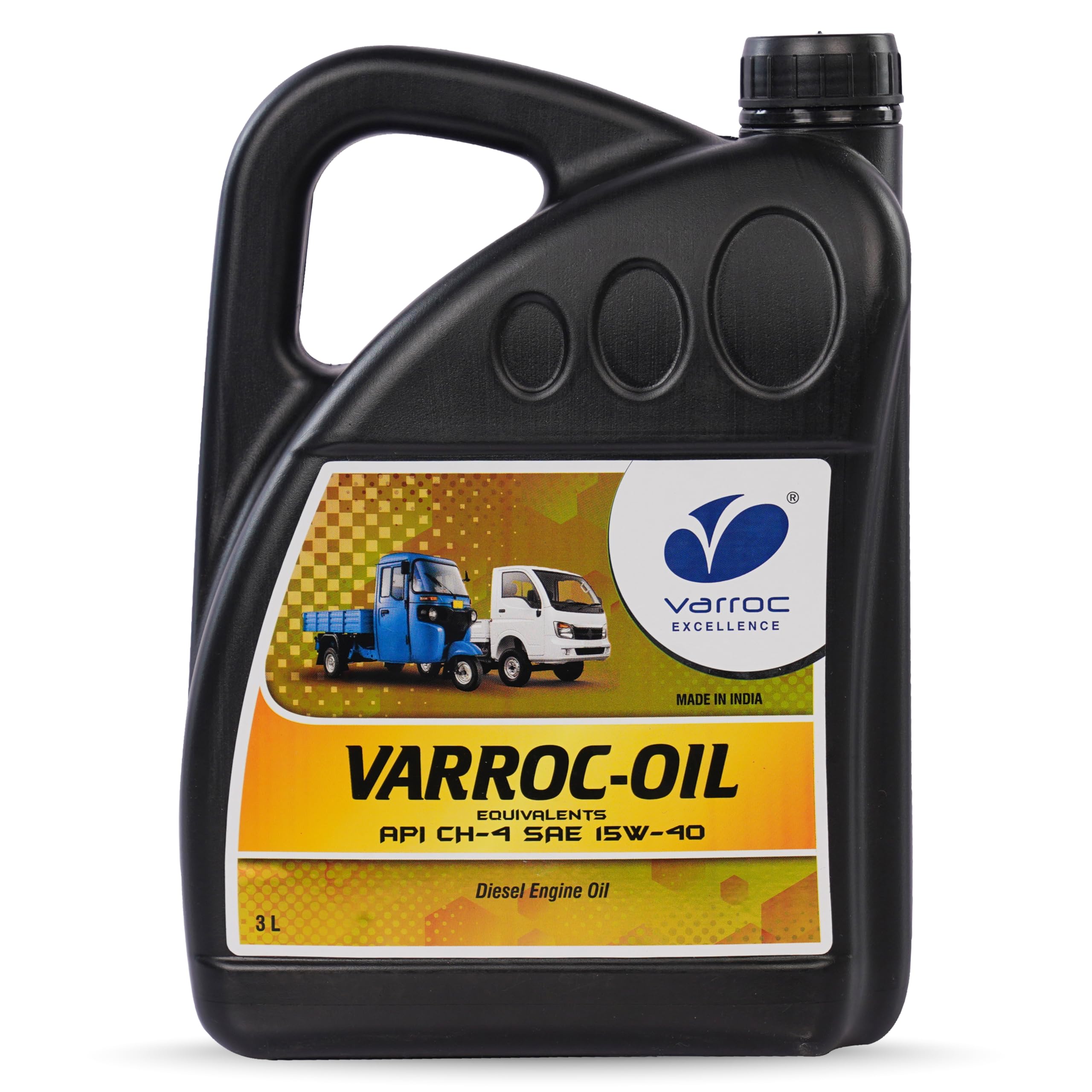 Varroc Voil 15W40 API CH4 Diesel Engine Oil, High Fuel Economy, High Force, Unique Dispersant Technology, Ideal for Heavy Load Applications, 3L-image-31