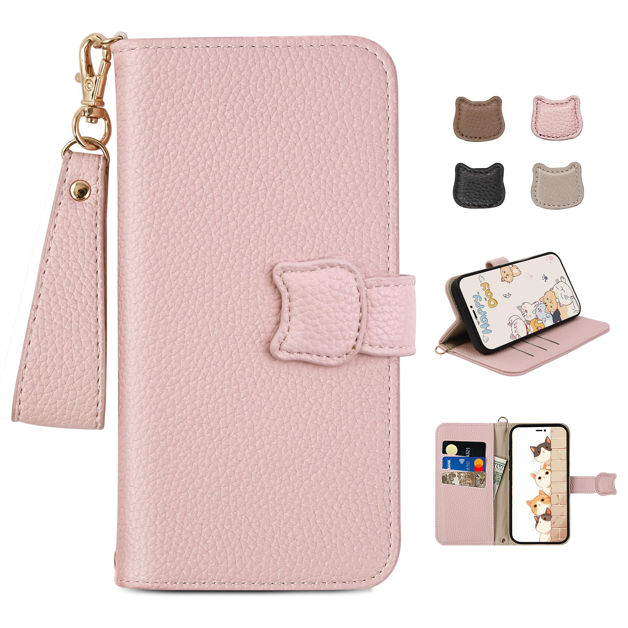 Amazon.co.jp: Kahper google pixel 10a 用ケース 手帳型 猫耳