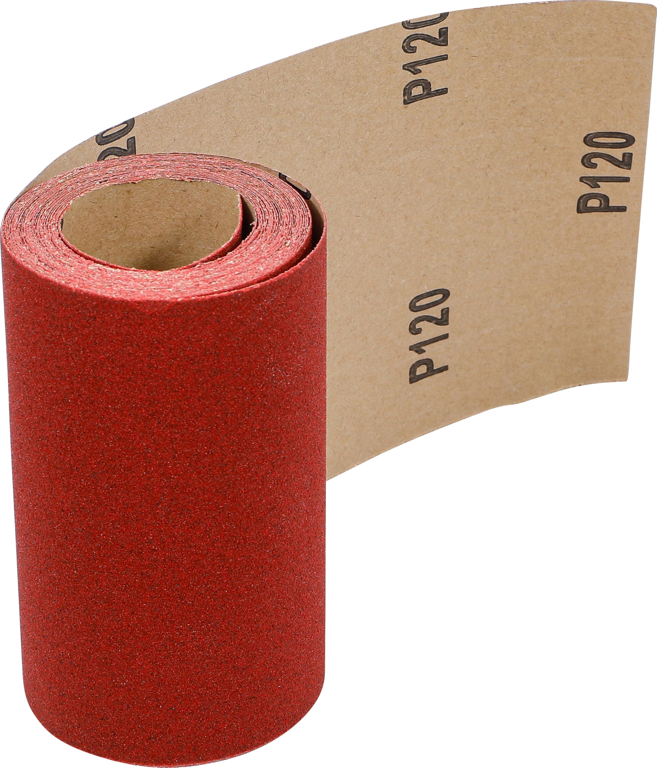 BGS Diy 80827 | Rollo de papel abrasivo | 115 mm x 5 m | granulación 120