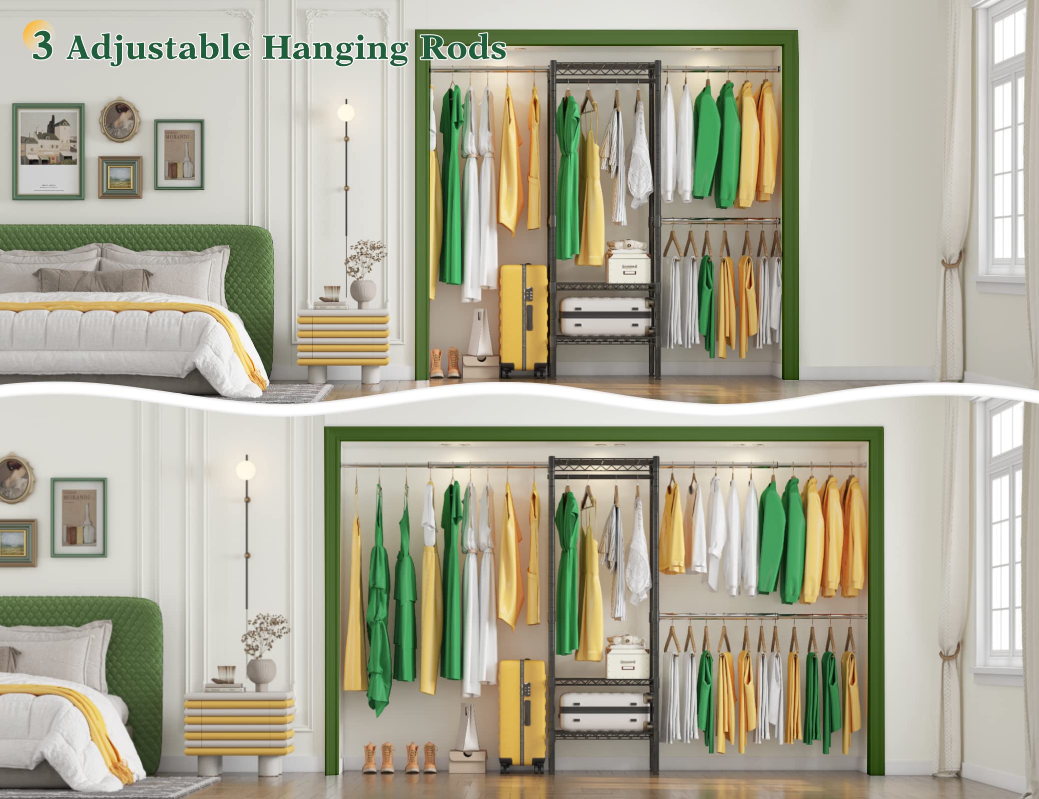 大型商品送料無料】テストライトクローゼットオーガナイザー