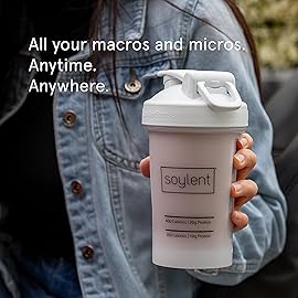 Soylent Complete Nutrition Meal Replacement Protein Powder, Cacao - Plant Based Vegan Protein, 39 Essential Nutrients - 36.8oz