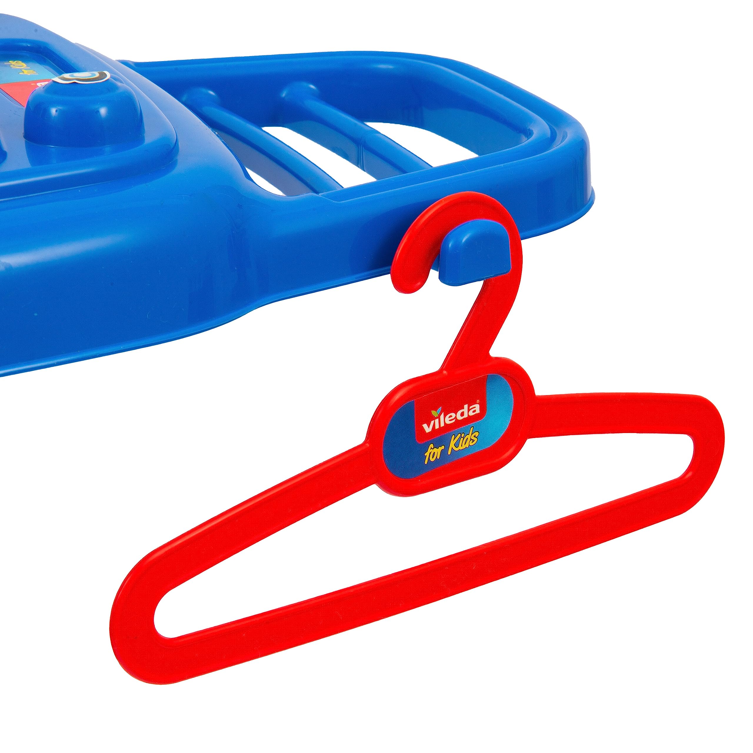 Grandi Giochi - ASSE da Stiro Vileda for Kids, L'Originale Versione Giocattolo con 6 Accessori Inclusi, IAM01300