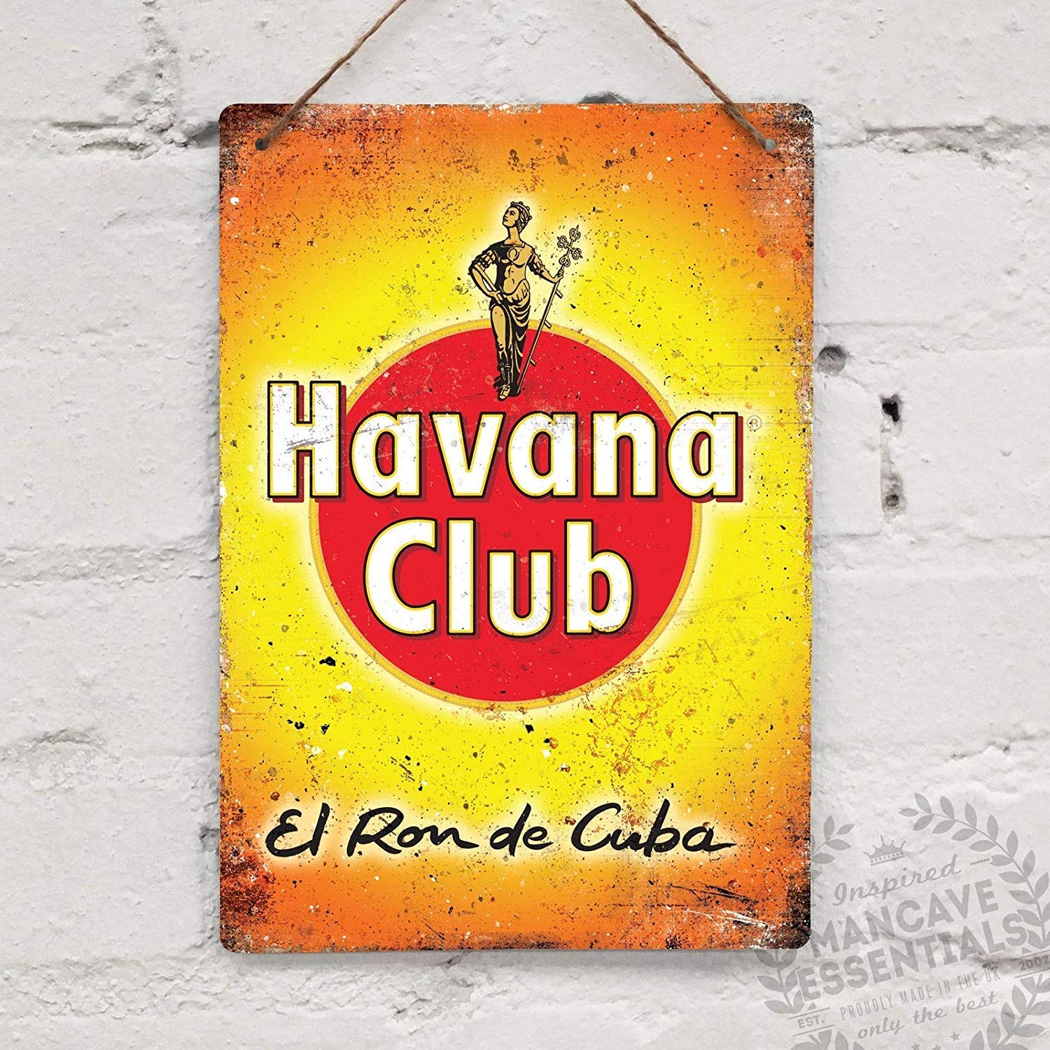 Dogt Havana Club Rum Replica Vintage Drink Tin Sign Metal Sign Metal Poster Metal Decor Metal Painting Wall Sticker Vintage Tin Sign 7.8 * 11.8 Inch(L * W)