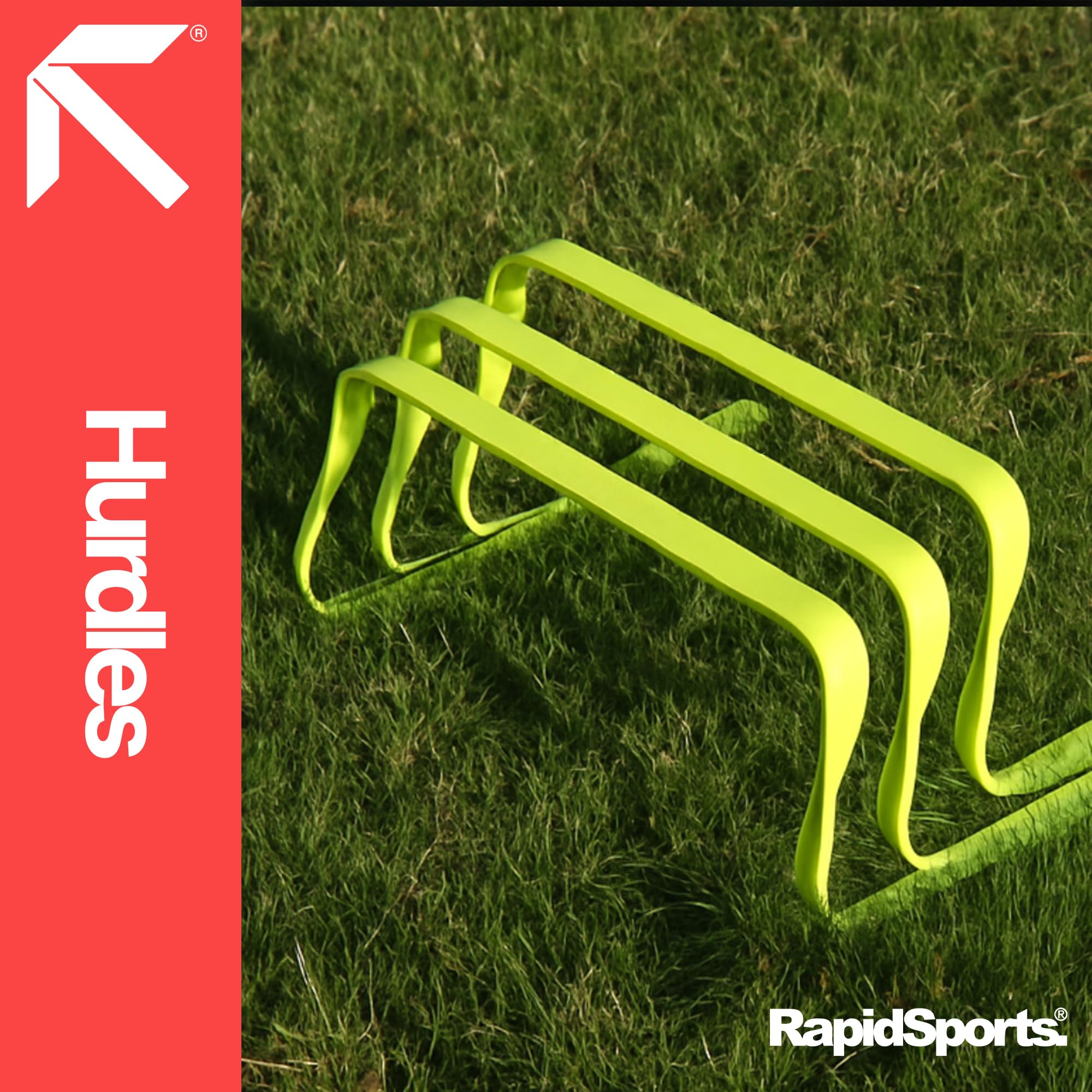 Fitness Health Speed Training/Agility Hurdles 6 pollici - Calcio Training ostacoli Agility Speed Training Equipment per calcio - Allenamento Sport Equipment