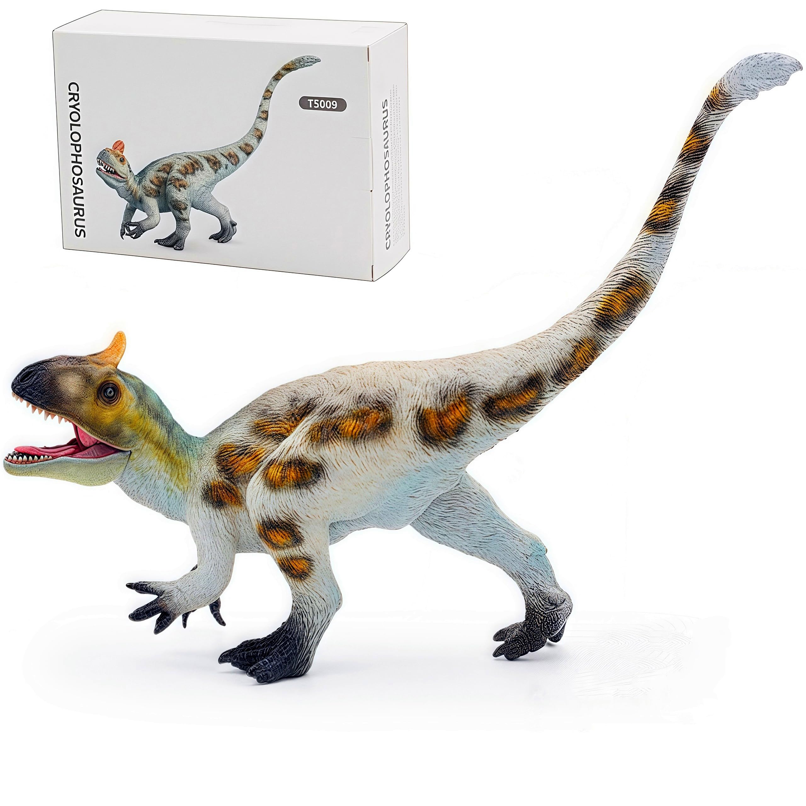 Amazon.com: Cryolophosaurus Dinosaur Action Figure, Movable Jaw
