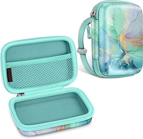 Fintie Funda para cámara digital compatible con Kodak Pixpro FZ55, FZ45, FZ53, FZ43, WPZ2, Canon PowerShot ELPH 360, LecranCAMKORY, bolsa de