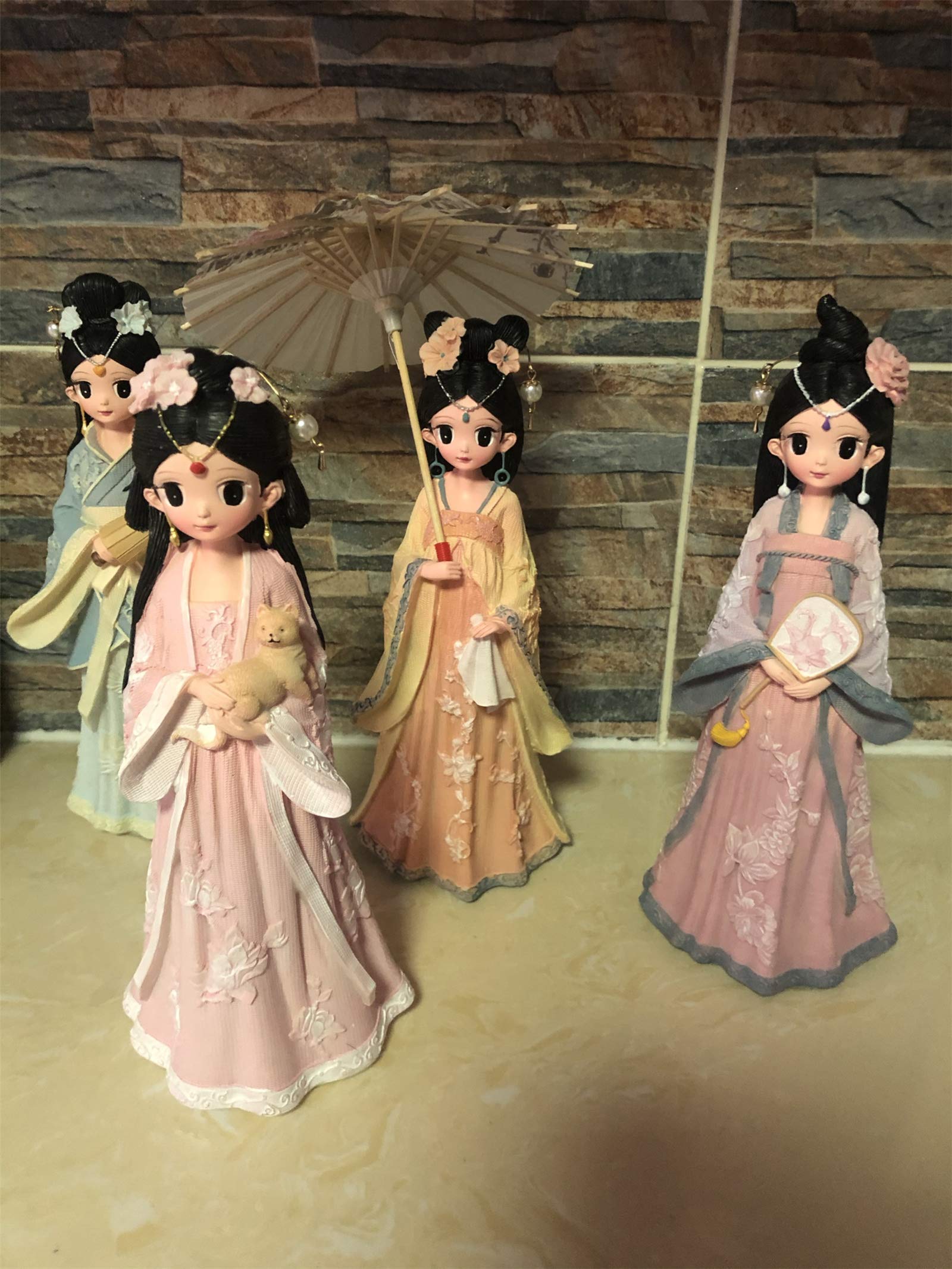 Amazon.co.jp: tonntyann 人形 漢服 手作り 仙女人形 中華服 唐服 古風