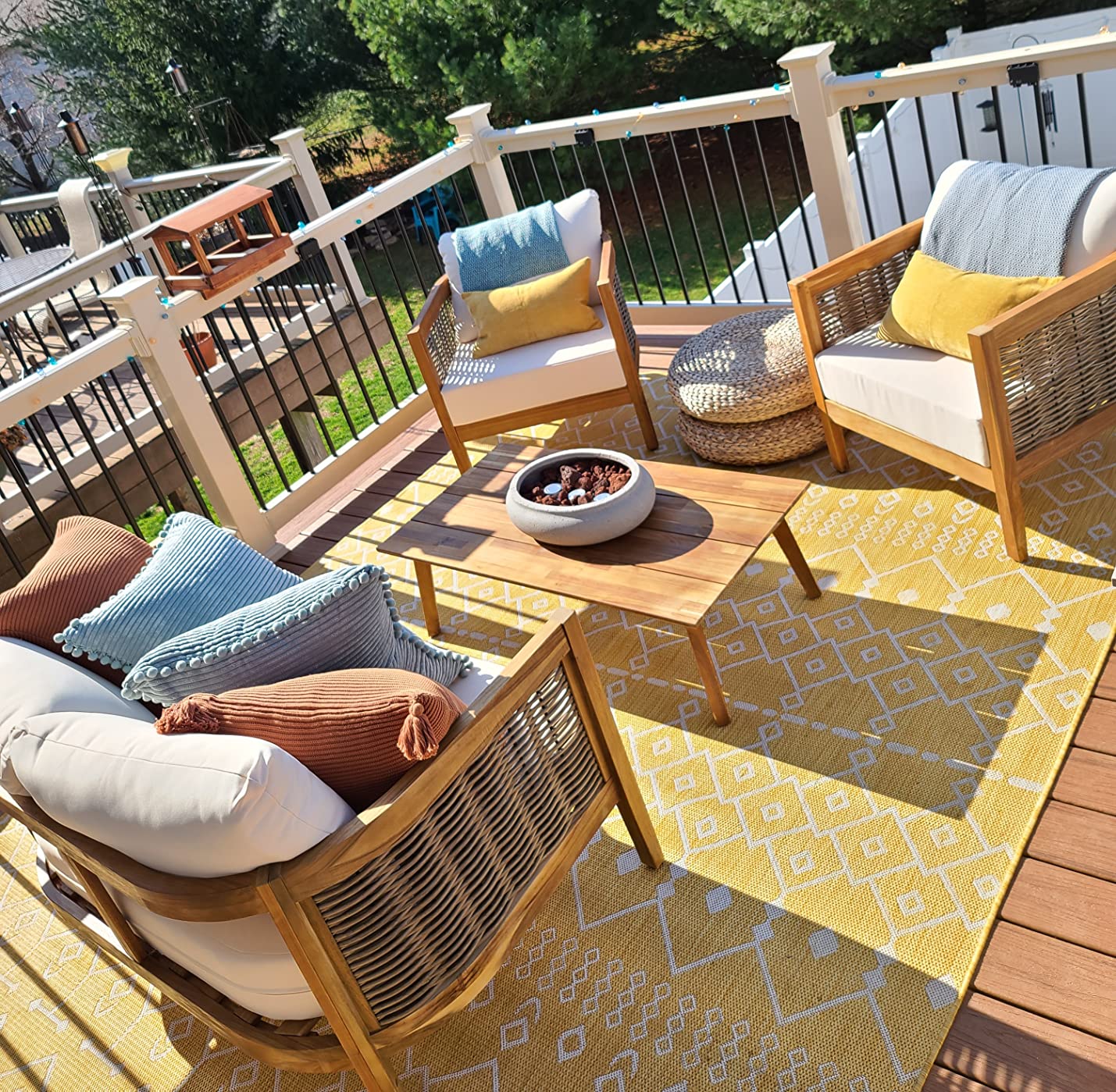 58/mo Finance CHRISTOPHER KNIGHT HOME Burchett Outdoor 4pc Chat Set