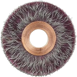 Weiler 35240 2" Polyflex Encapsulated Small Diameter Crimped Wire Wheel.0104" Steel Fill, 1/2" Arbor Hole, Made in The USA (Pack of 10)