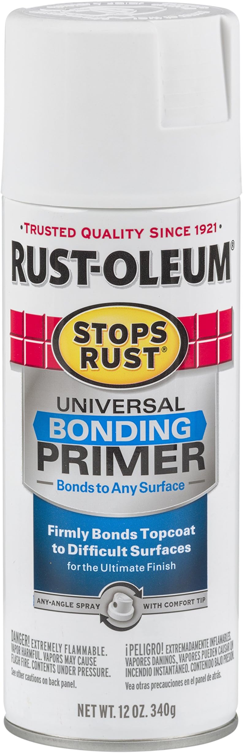 285011 Stops Rust Universal Bonding Primer Spray Paint (White - 340 Grams/Can)