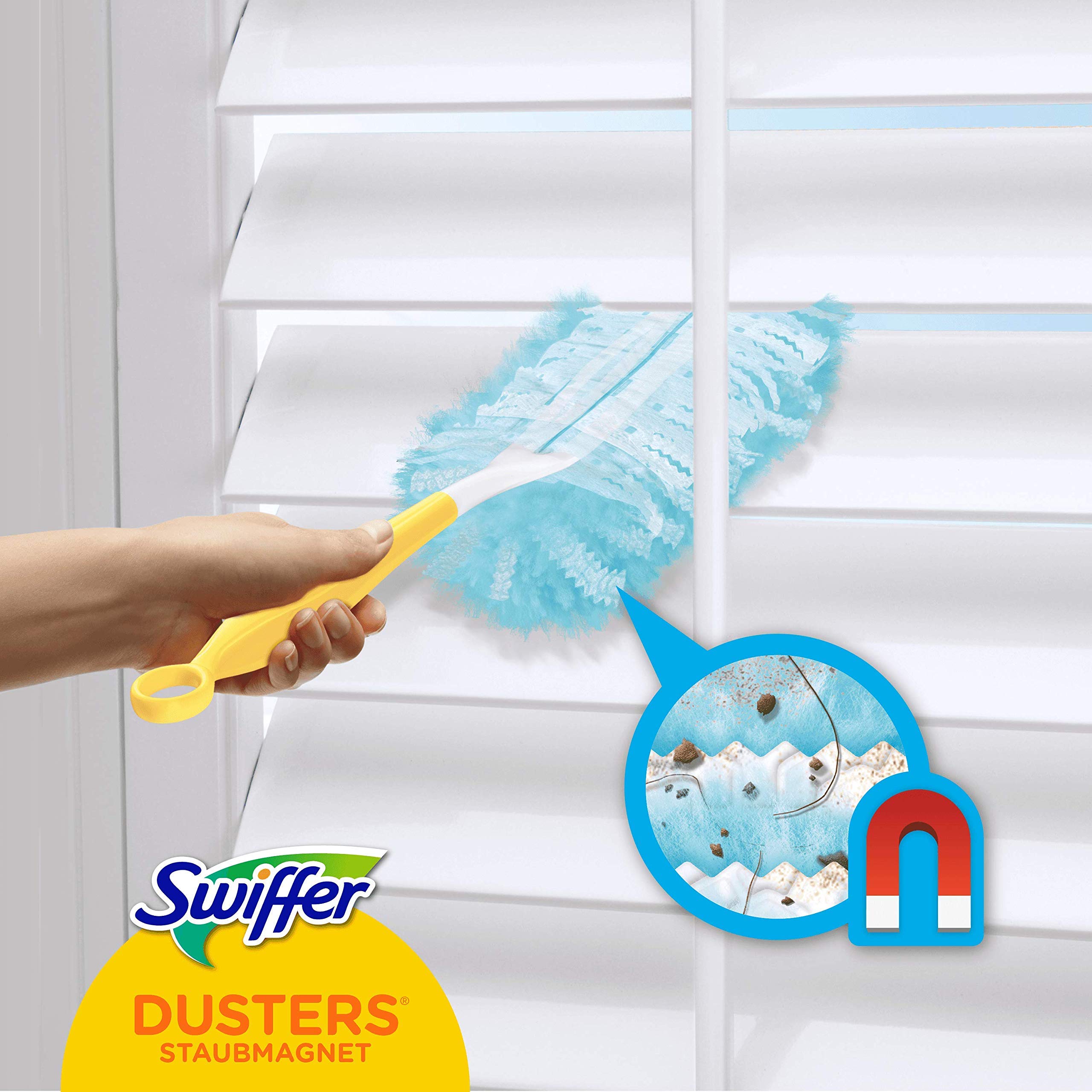 Swiffer Duster Ricariche per Piumino Catturapolvere, 63 Pezzi
