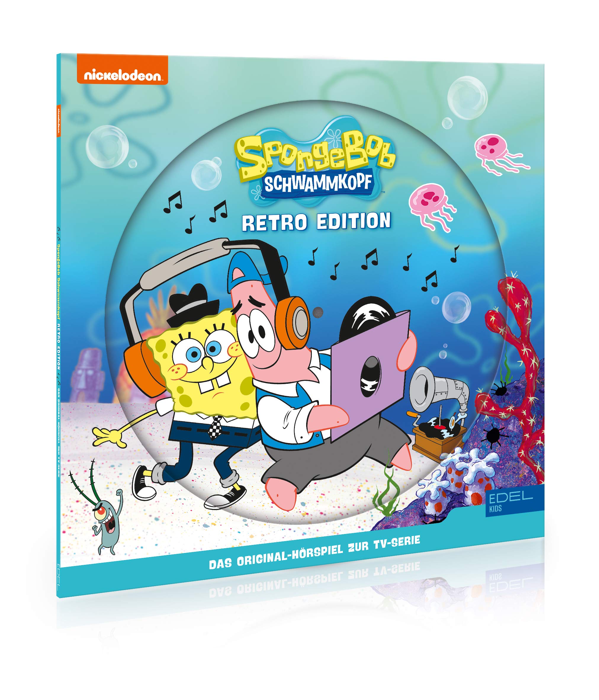 SpongeBob Schwammkopf - Das Original-Hörspiel zur TV-Serie in der Retro-Edition als Picture Vinyl (Limitierte Auflage) [Vinyl LP]