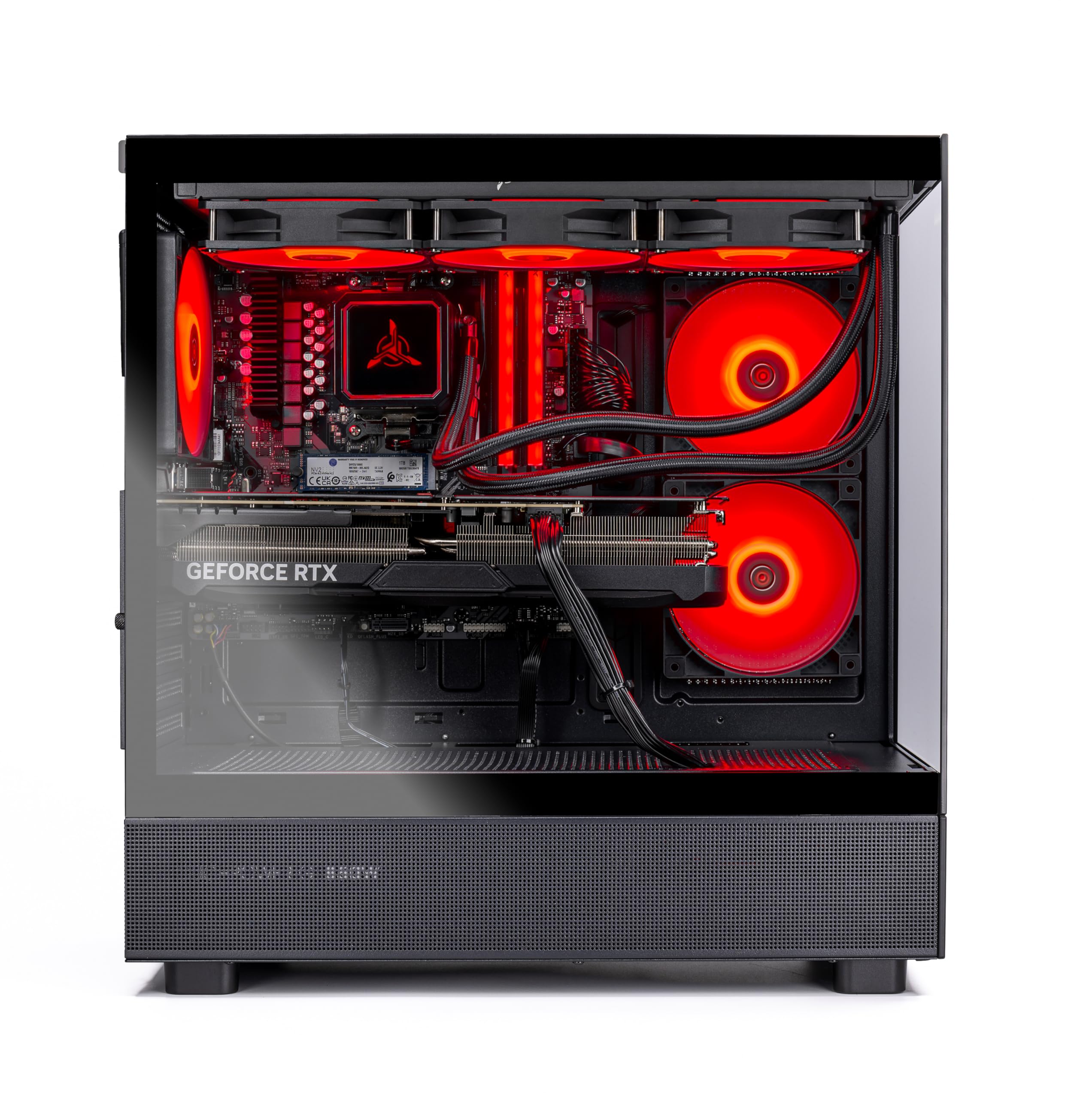 Seventy Seven　azure. Skytech Azure Gaming PC Desktop, Ryzen 7 9800X3D 4.7 GHz