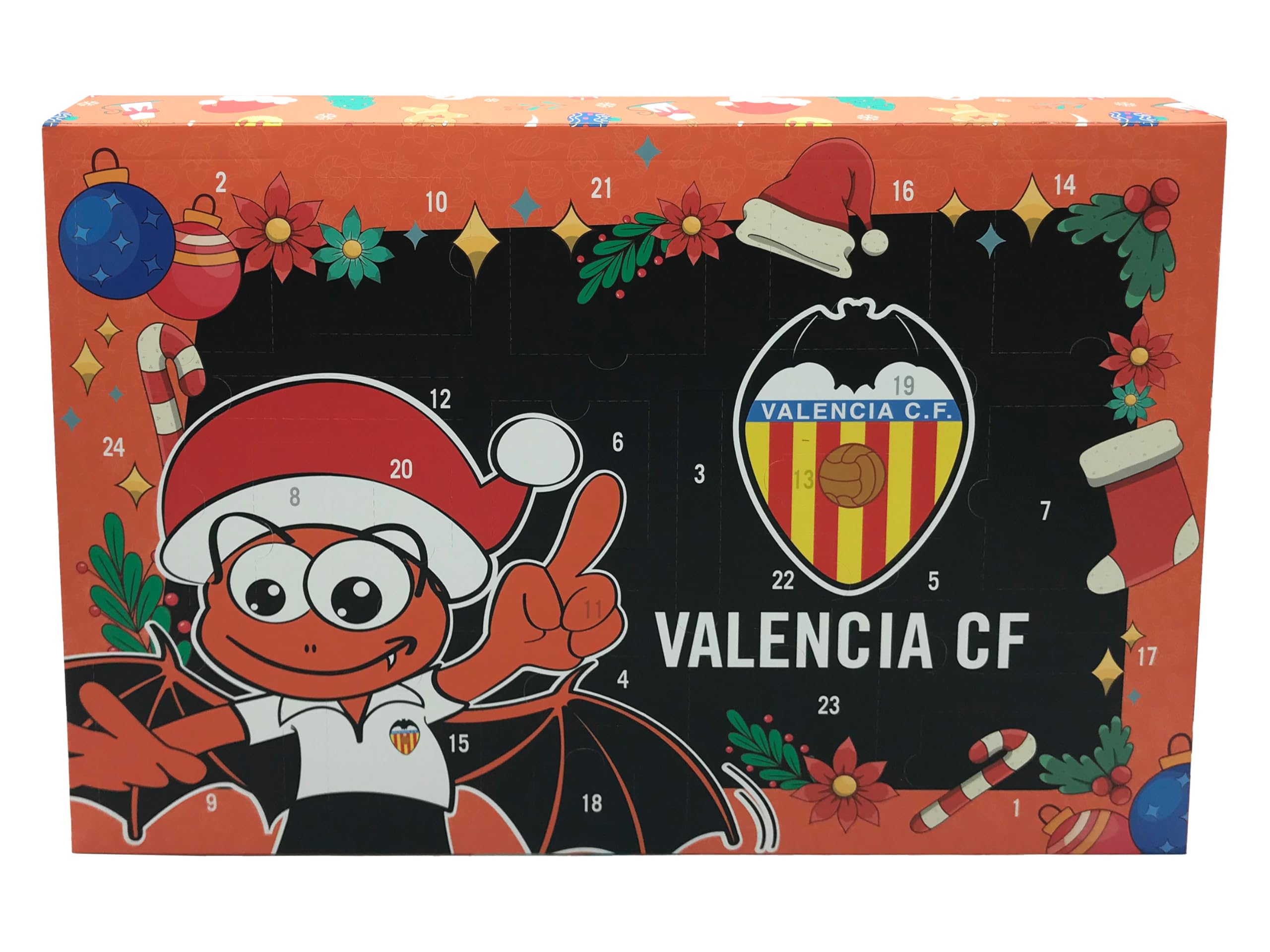 CyP Brands-Valencia CF Advent Calendar, 24 Surprises, Gift for Children, Officially Licensed Marvel, Activities and Toys, Christmas