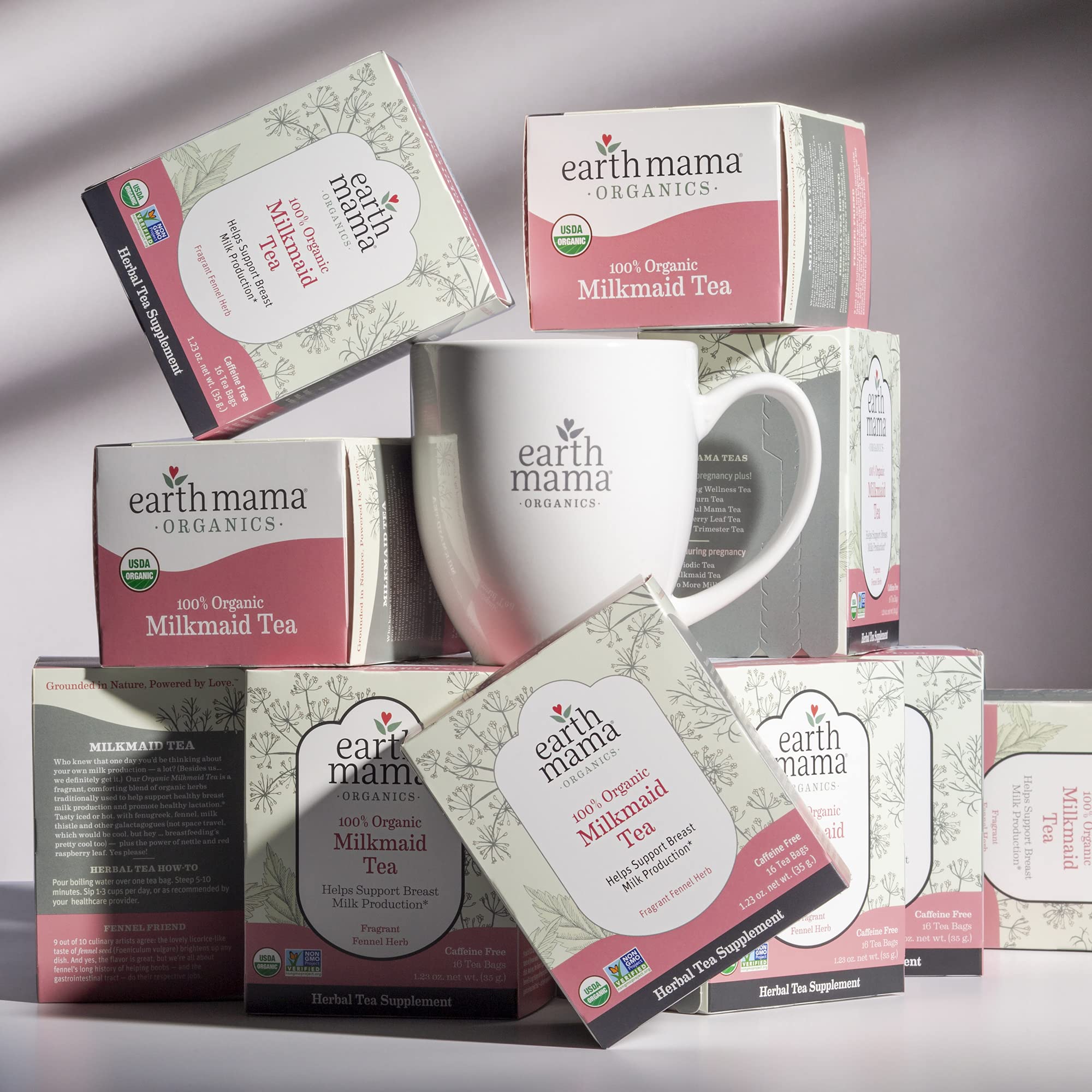 Organic Milkmaid Tea by Earth Mama, Supports Healthy Breastmilk