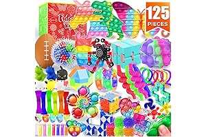 125-Pack Fidget Toys Set: Sensory Toys Nirvana for Kids and Adults