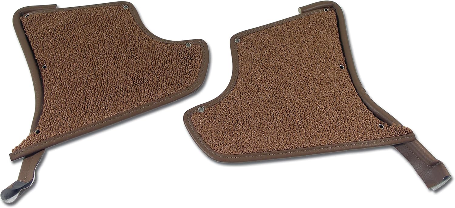 Kick Panels W/Carpet - Saddle for 1963-1964 C2 Corvette