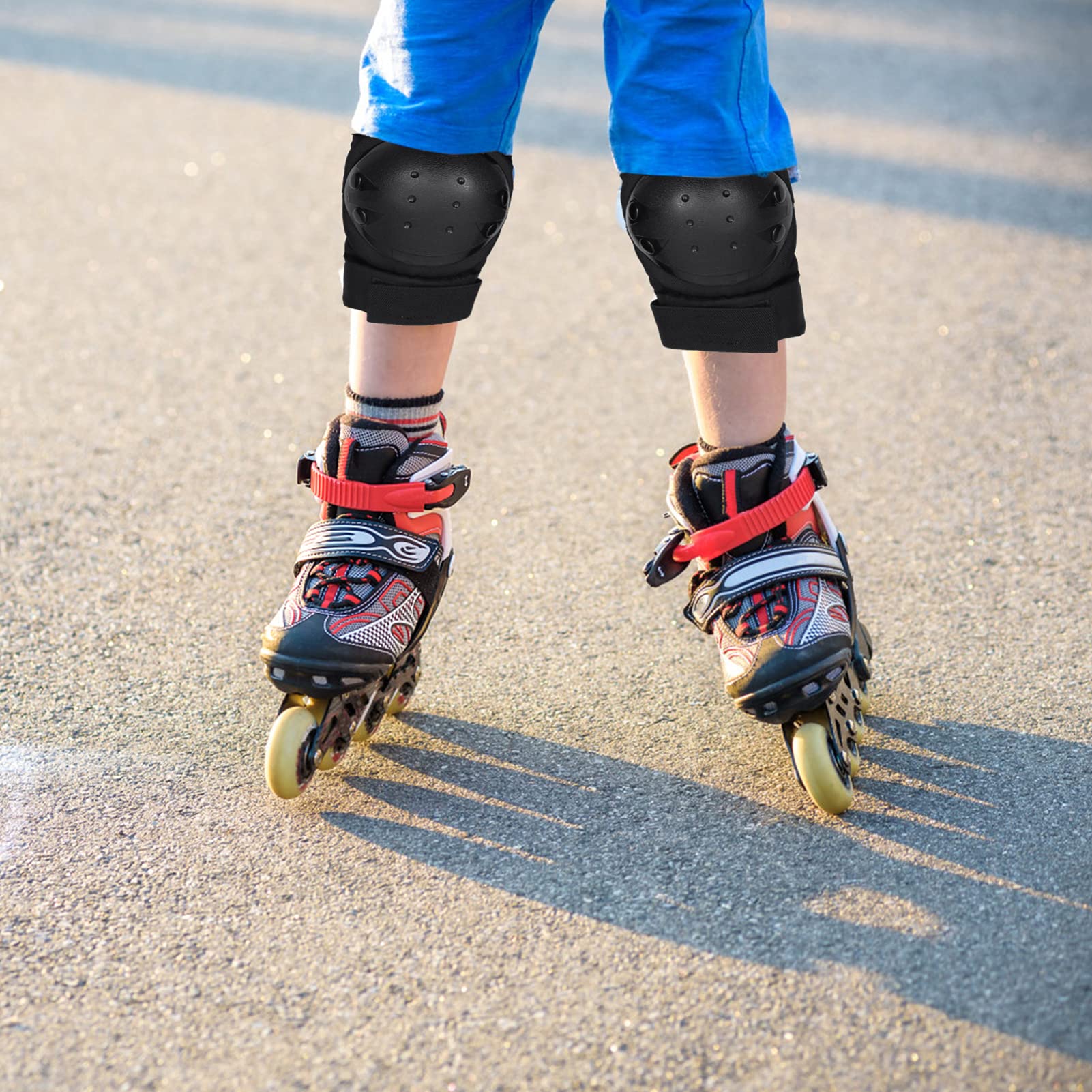 BESPORTBLE Complete Set for Boys and Girls 3 Pairs of Elbow Knee Hand Pads Protective Gear for Skate Cycle Inline Sports