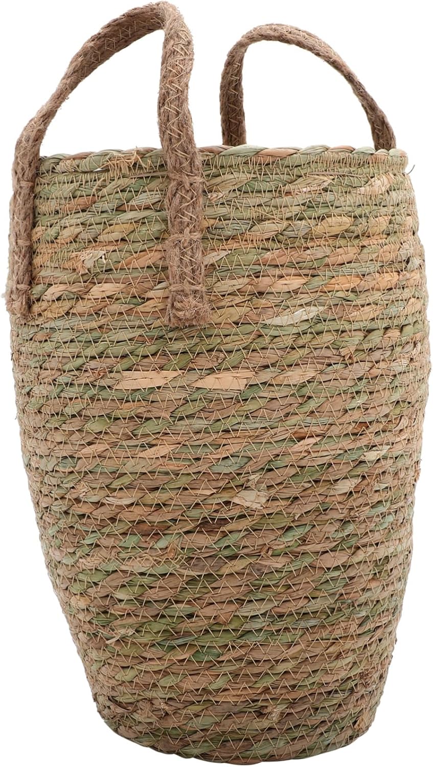 Large Basket Planter Pots for Indoor Plants Decorative Flower Basket Handle Multi-purpose