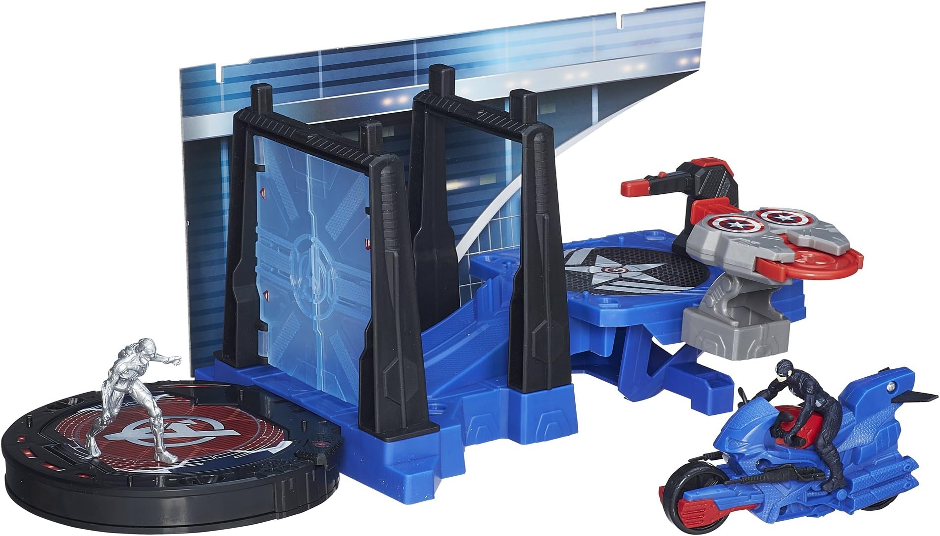Avengers HQ Captain America Tower Defense Set