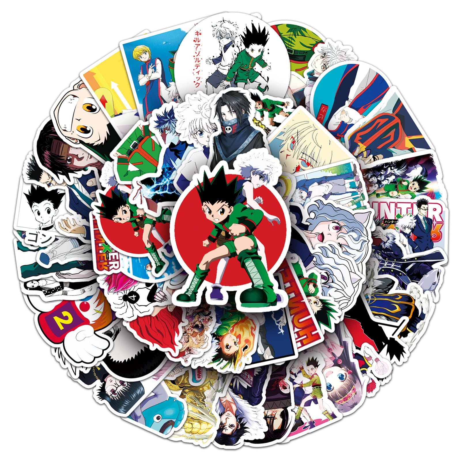 Amazon.co.jp: ハンター×ハンター キャラクターステッカー 100枚セット