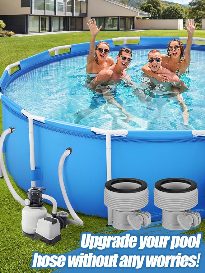 Adaptador manguera para piscina PAMASE B 2 piezas miniatura 7