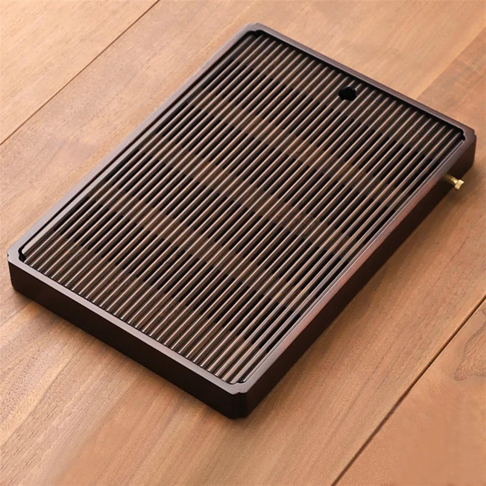 Bandeja Bandeja de té de Madera, Juego de té con Almacenamiento de Agua, Tablero de té Rectangular Simple, Bandeja de Almacenamiento de té(30x18x4cm)