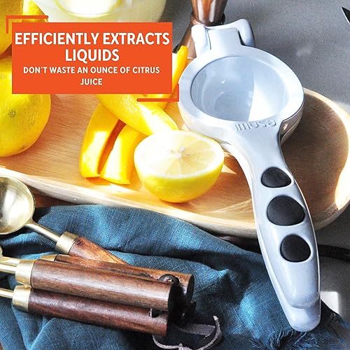 Miniatura 5 de Imusa Estados Unidos, limón grisexprimidor de lima, talla única, plata (J100-00290)