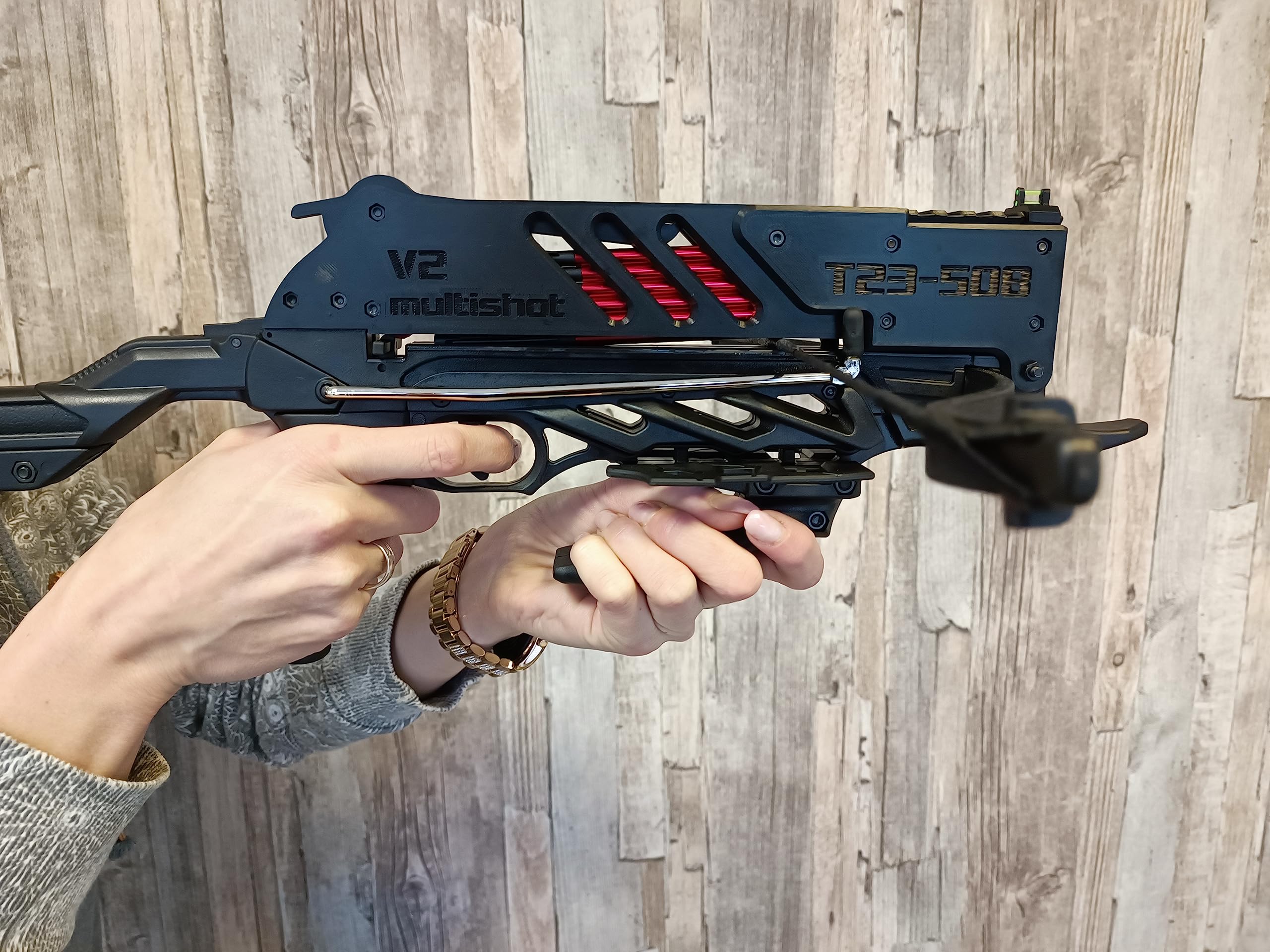 SMB T23-508 V2 magazynek do kuszy pistoletowej Man Kung Alligator i podobnych modeli kuszy, np. Anglo Arms 360