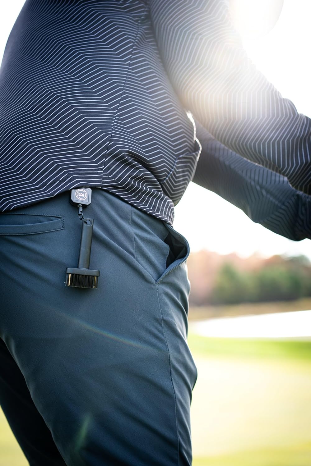 Mini Golf Club Brush - Premium Golf Brush Tool for Effective Cleaning, Durable Golf Club Cleaner Brush with Retractable Cord and Sturdy Bristles - Golf Brush and Groove Cleaner in One - Image 9