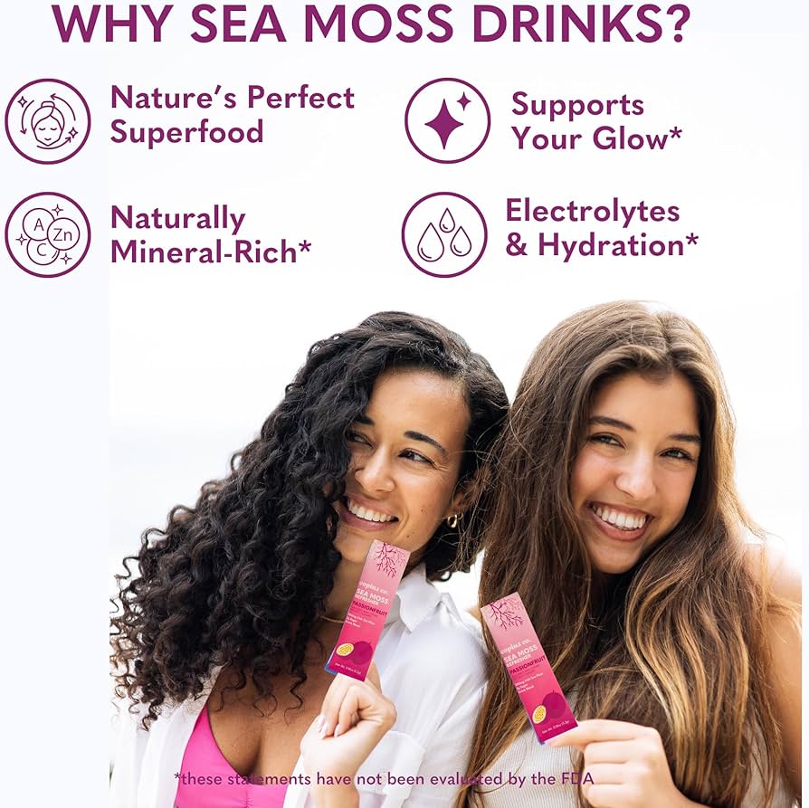 Amazon.com: Organic Irish Sea Moss Powder 200mg Packets for Gut