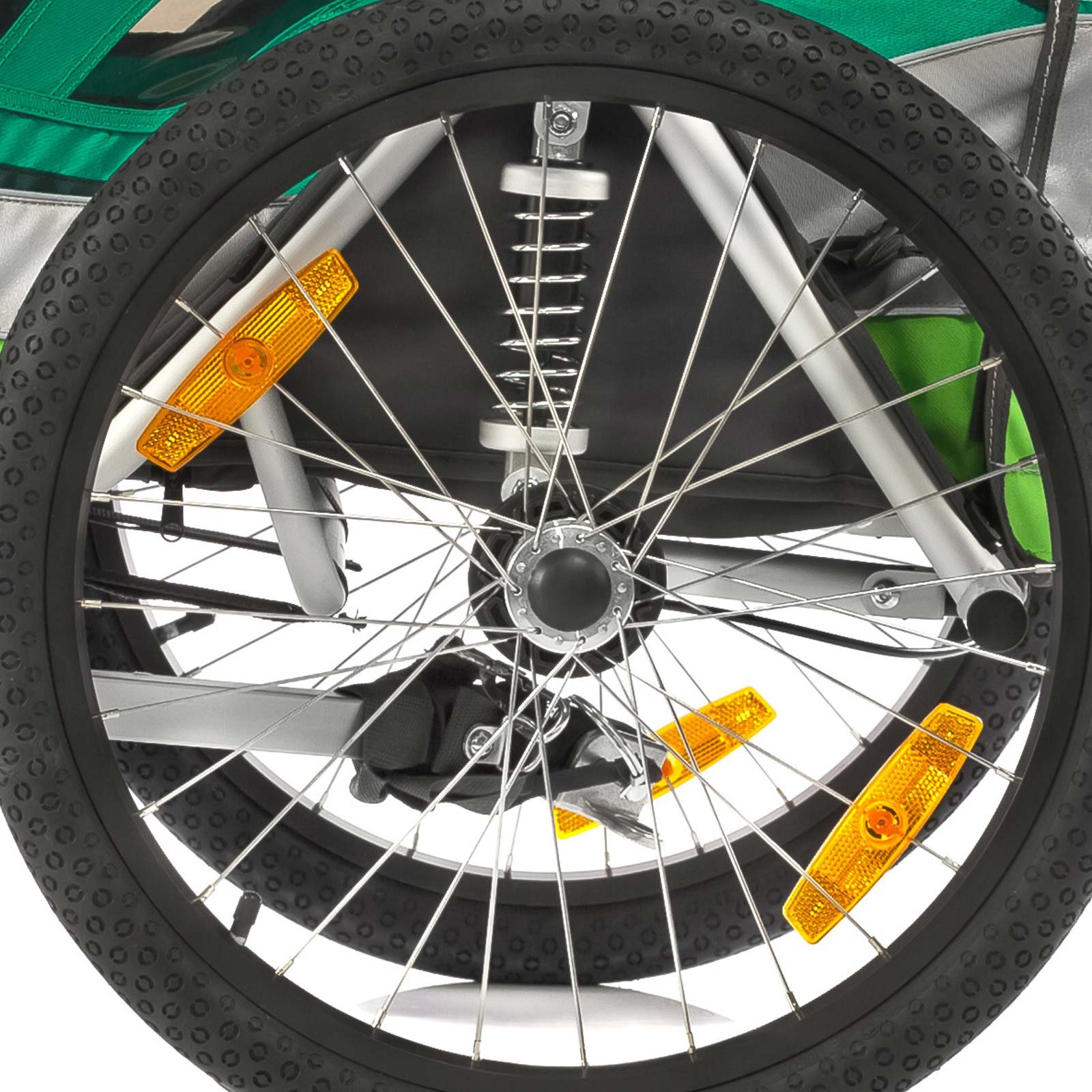 Qeridoo Fahrradanhänger Sportrex1 blau Baby
