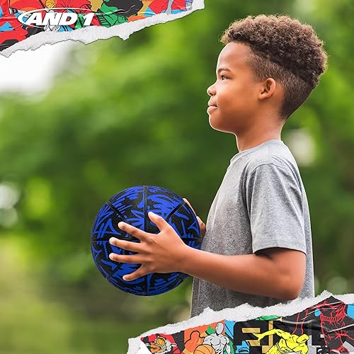 Miniatura 5 de AND1 Fantom Graffiti - Baloncesto de goma para uso en interiores y exteriores, construcción de canal profundo y durabilidad