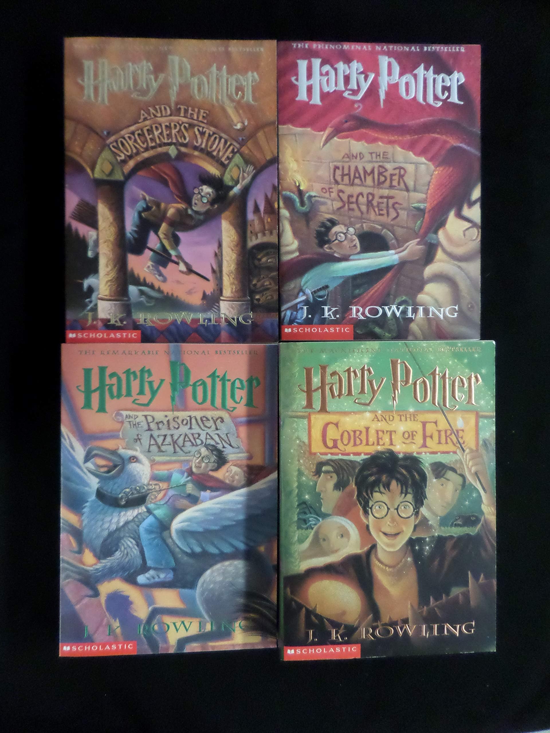 Harry Potter Boxed Set (US) (Paperback Book 1-4)