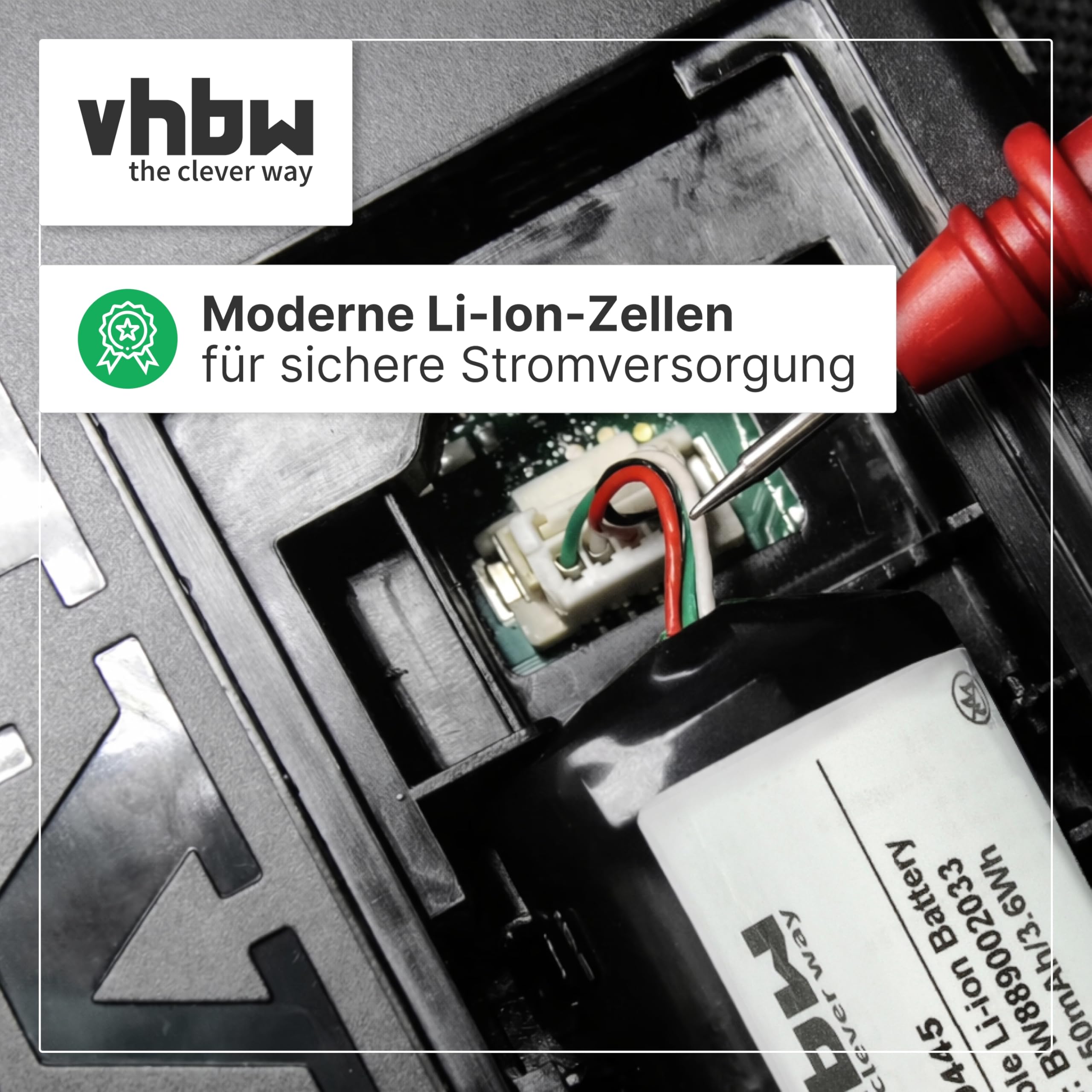 vhbw bateria zamienna do Volvo 31450445 do komputera samochodowego | Pojazd PC (450 mAh, 8 V, Li-Ion)