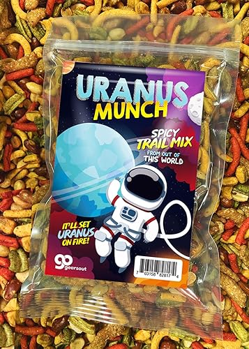 Miniatura 8 de Uranus Munch Spicy Trail Mix - Divertido diseño de Astronauta en el espacio exterior - Regalos comestibles para adolescentes - Mezcla especiada -