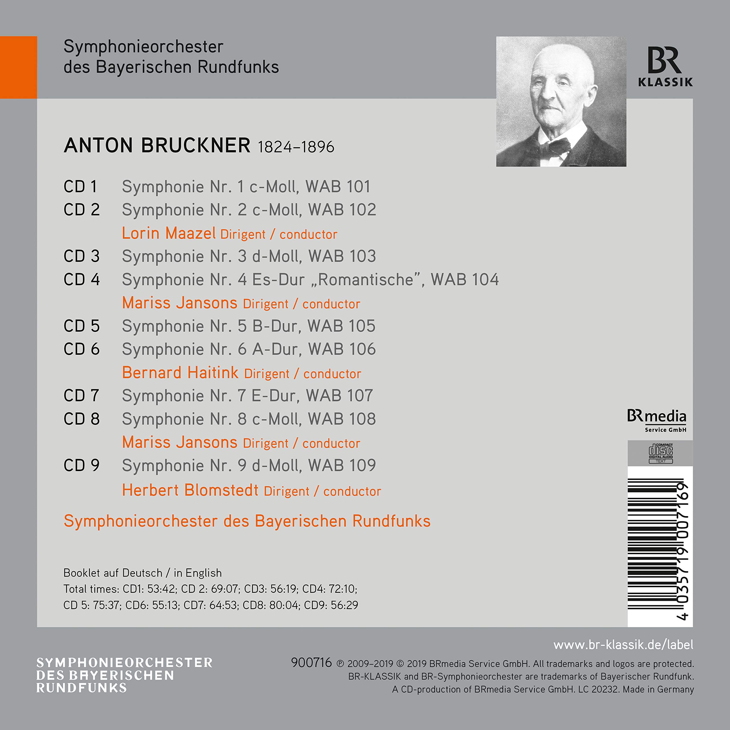 Symphonien 1 - 9