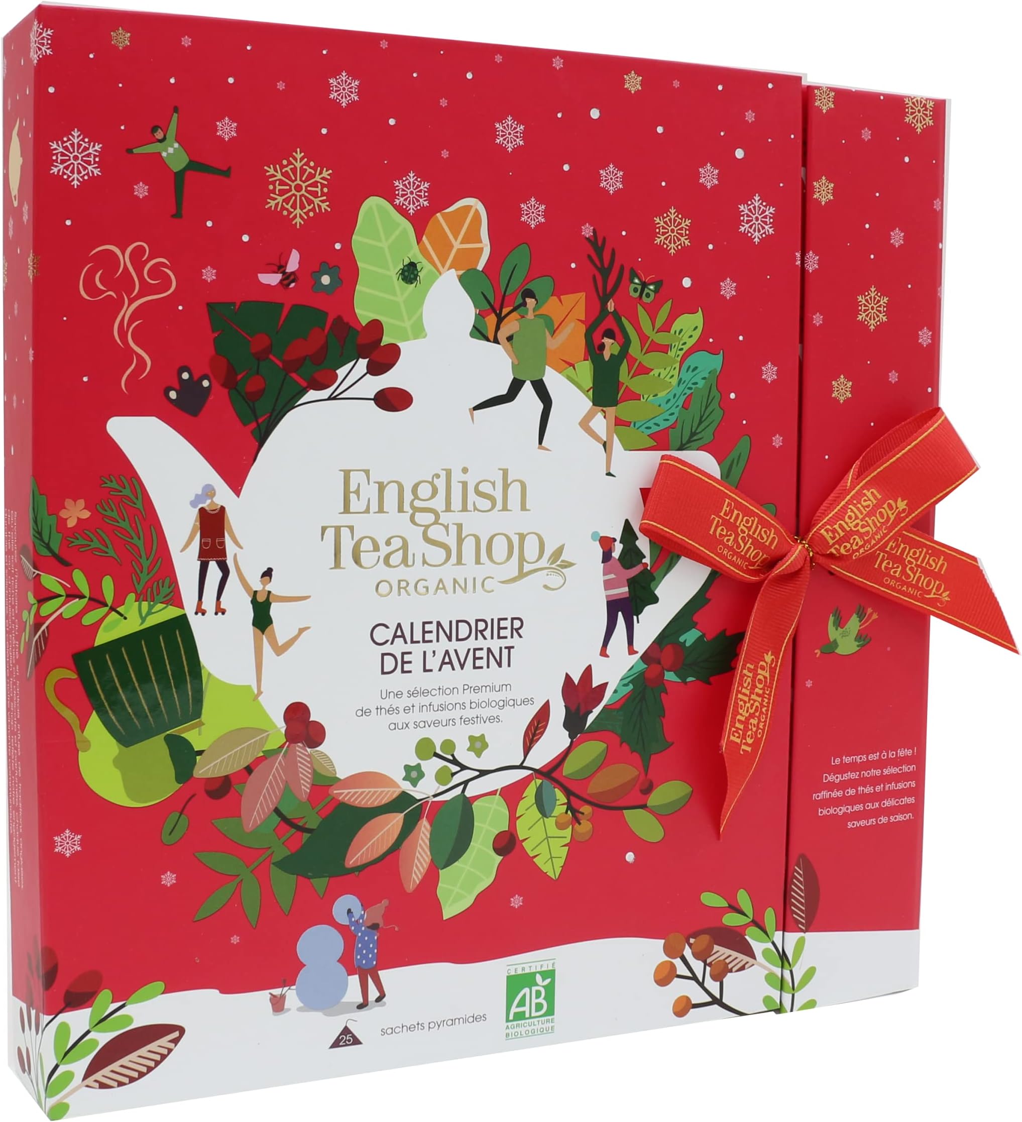 Book Style Red Advent Calendar